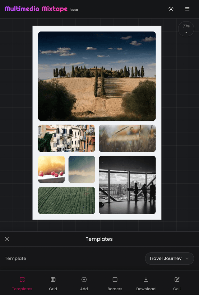 Montage - Photo Grid Collage Maker Mobile Screenshot
